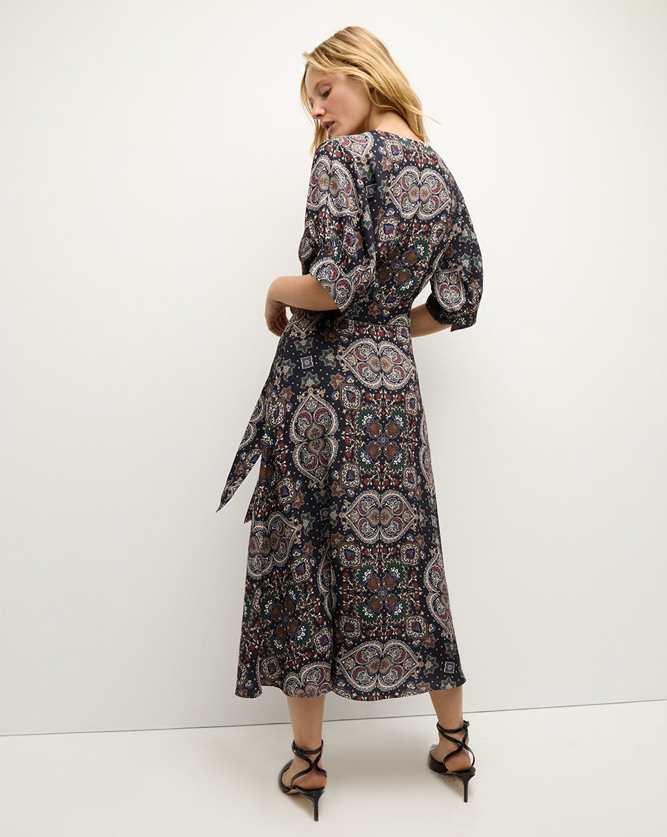 Wyatt Kaleidoscope-Print Dress