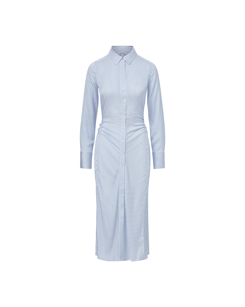 Lex Silk Midi Shirtdress