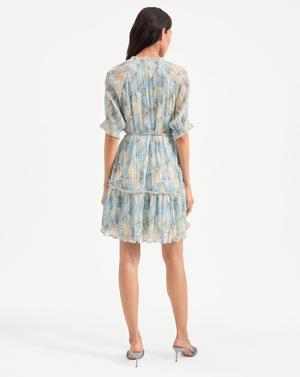 Dorrie Pleated Mini Dress