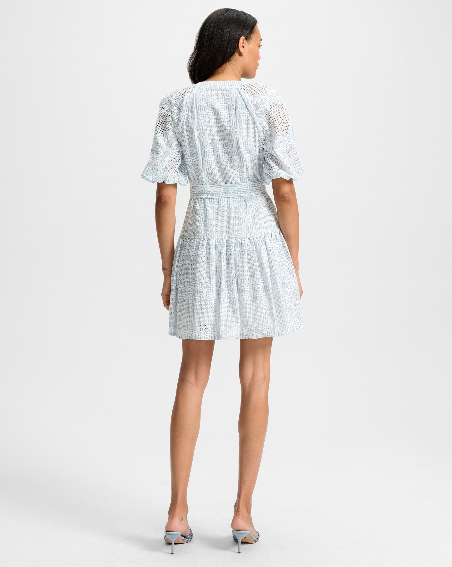Bobbie Eyelet Mini Dress