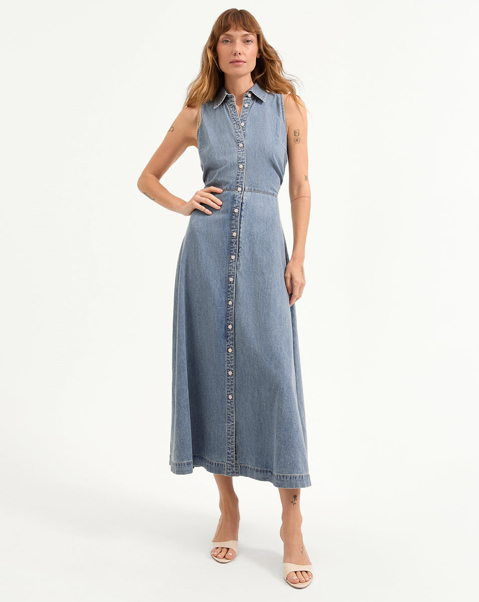 Fuller Denim Midi Dress