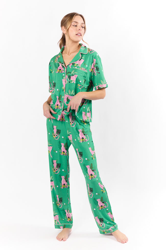 Under the Stars In The Wild Short Sleeve Pajama Top SALE