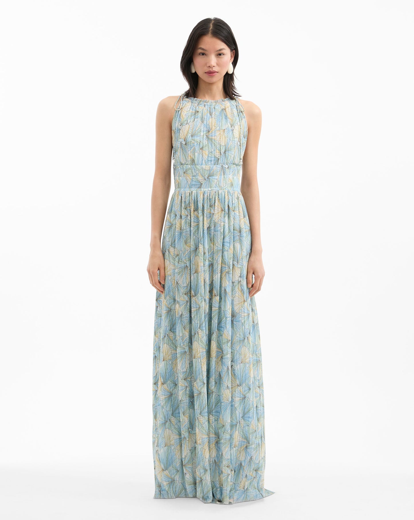 Yardley Pleated Maxi Dress