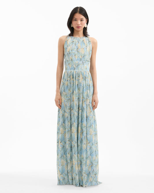 Yardley Pleated Maxi Dress