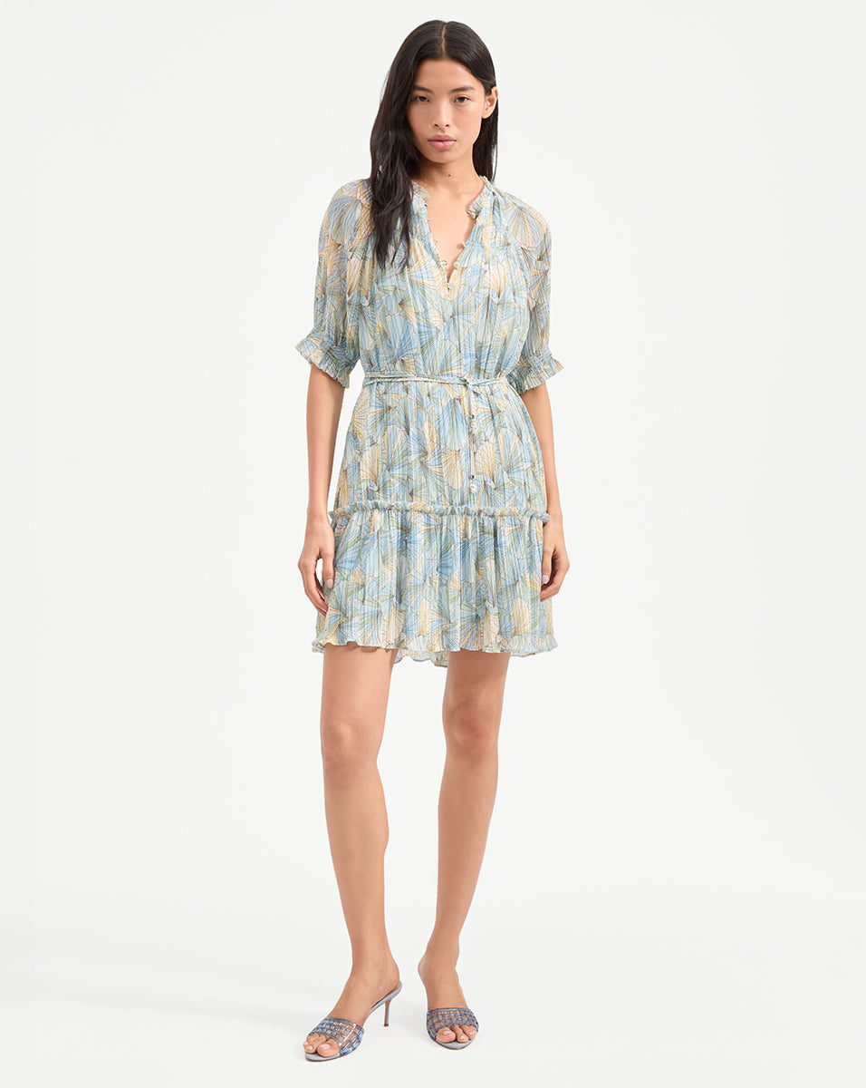 Dorrie Pleated Mini Dress
