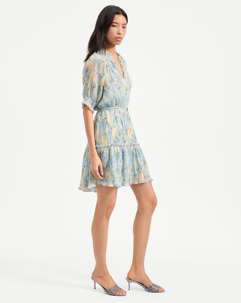 Dorrie Pleated Mini Dress
