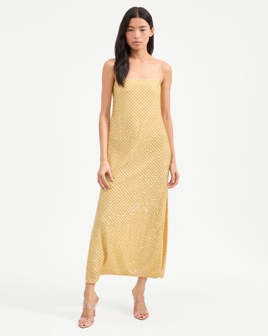 Petra Beaded Midi Dress
