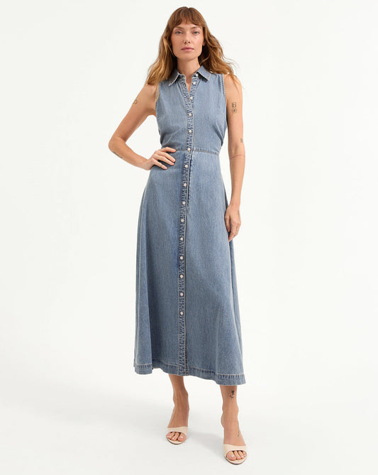 Fuller Denim Midi Dress