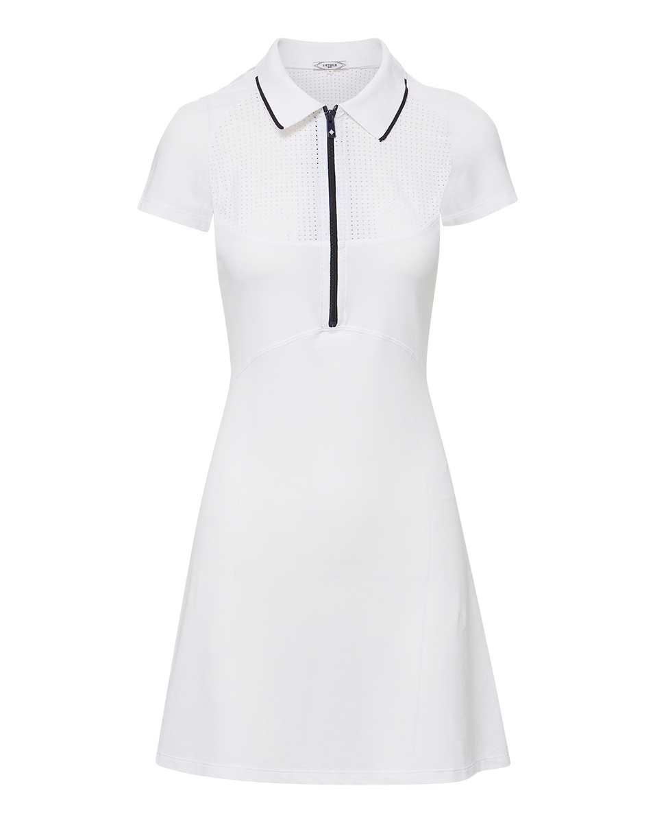 Performance Mesh Polo Dress